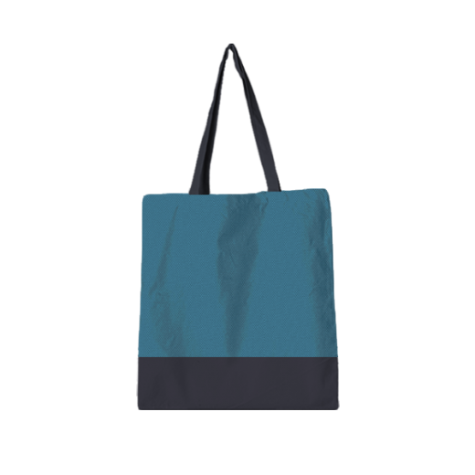 torba standard turkusowo-szara