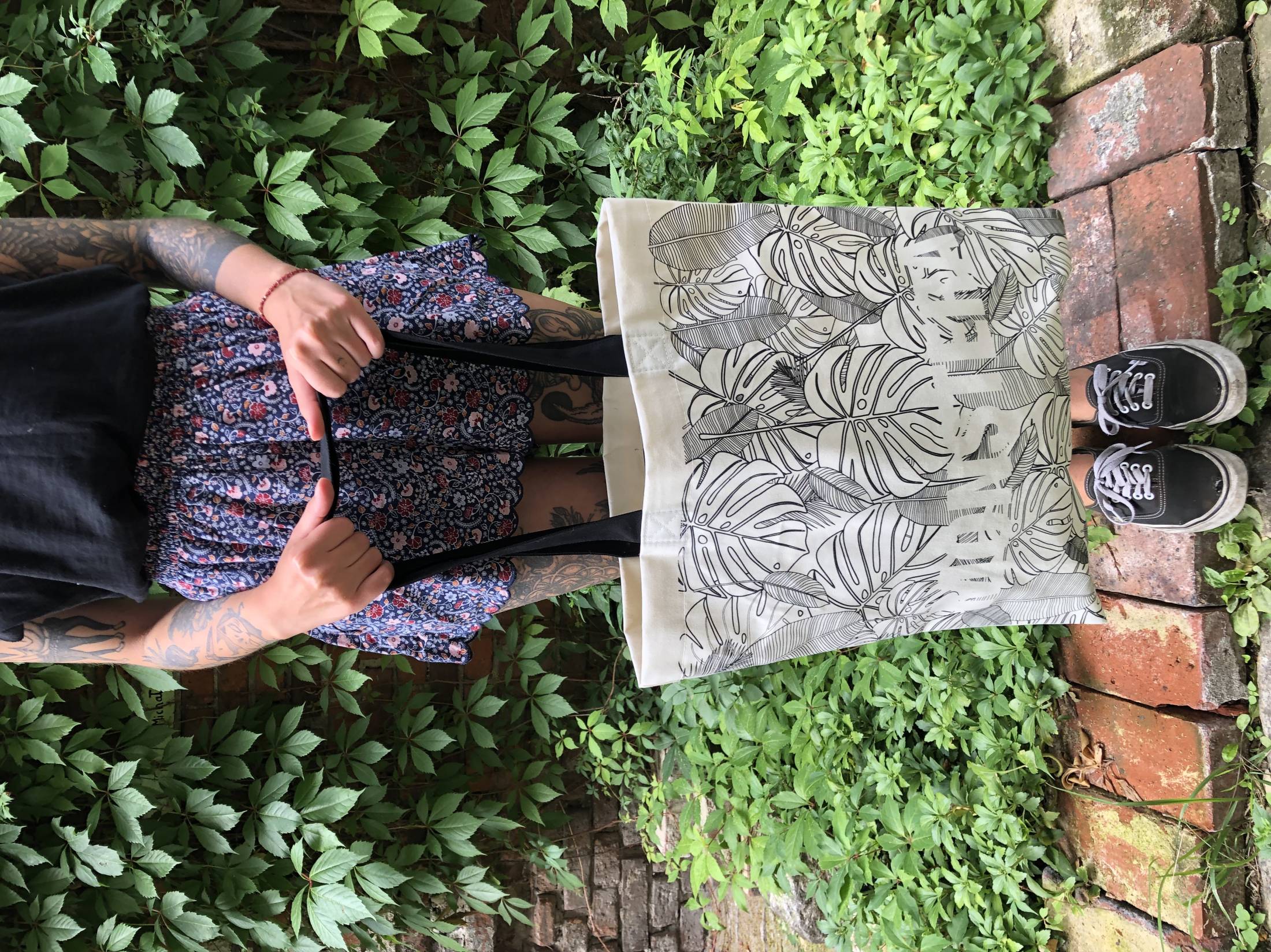 Monstera natural zbliżenie