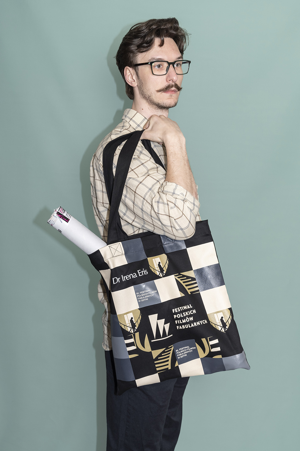 klasyczny shopper premium dla festiwalu filmowego